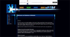 Desktop Screenshot of existence-unknown.com